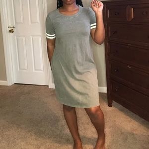Green Teeshirt Dress